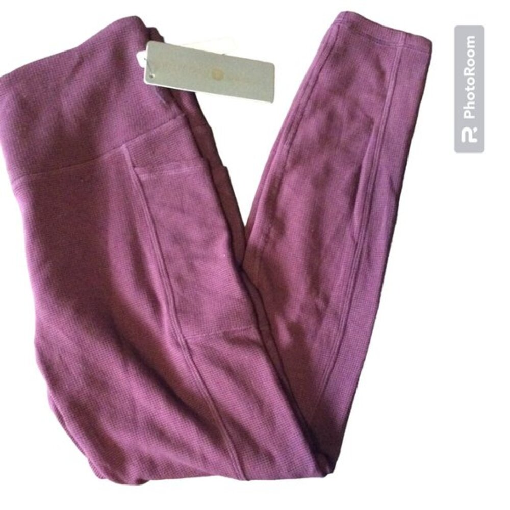 Harmony Balance Yoga Pants Size Medium Burgundy 2 Pockets